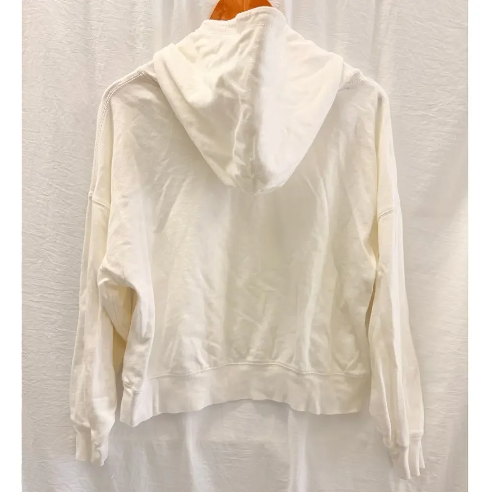 J.Crew Magic Rinse‎ Hoodie With Heart Small Cozy Lounge Fall Relaxed